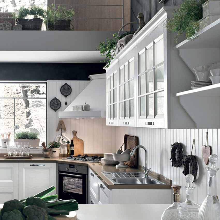 CUCINE ISOLA D'ELBA: Cucina Bianca Contemporanea  